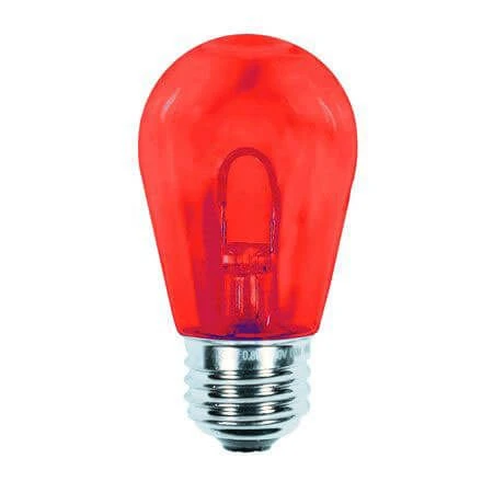 S14 LED U Shape Flexible Filament Bulb - Pro Christmas™ - Red – E26 Base - Box Of 6 2 S14 LED U Shape Flexible Filament Bulb - Pro Christmas™ - Red – E26 Base - Box Of 6