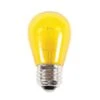 S14 LED Filament Transparent Glass Retrofit Bulb - E26 Base - Yellow - Pro Christmas™ - Box Of 25 1 S14 LED Filament Transparent Glass Retrofit Bulb - E26 Base - Yellow - Pro Christmas™ - Box Of 25 -Christmas Designers l pc s14fg y