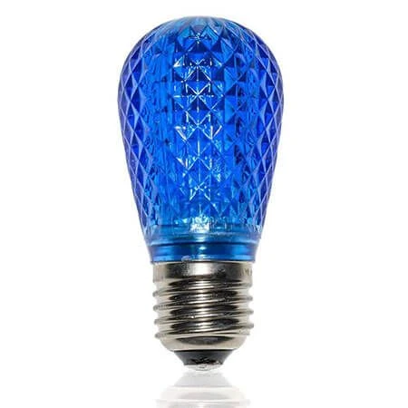 S14 LED Retrofit Bulbs - Blue - Minleon - Bag Of 10 3 S14 LED Retrofit Bulbs - Blue - Minleon - Bag Of 10
