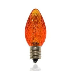 C7 SMD LED Retrofit Bulb - Amber/Orange - Pro Christmas™ - Bag Of 25