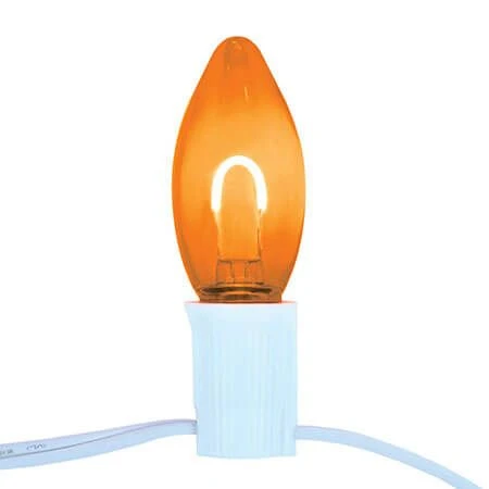 C9 Flexible Filament LED Bulb - Amber/Orange - Pro Christmas™ - Bag Of 25 4 C9 Flexible Filament LED Bulb - Amber/Orange - Pro Christmas™ - Bag Of 25 - Image 2