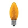 C9 Flexible Filament LED Bulb - Amber/Orange - Pro Christmas™ - Bag Of 25 2 C9 Flexible Filament LED Bulb - Amber/Orange - Pro Christmas™ - Bag Of 25 -Christmas Designers led christmas light bulb orange