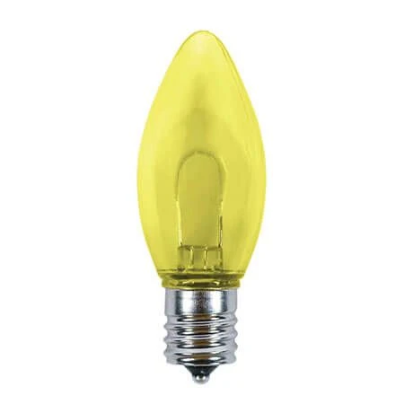 C9 Flexible Filament LED Bulb - Yellow - Pro Christmas™ - Bag Of 25 3 C9 Flexible Filament LED Bulb - Yellow - Pro Christmas™ - Bag Of 25