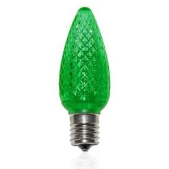 C9 SMD LED Retrofit Bulb - Green - Pro Christmas™ - Bag Of 25