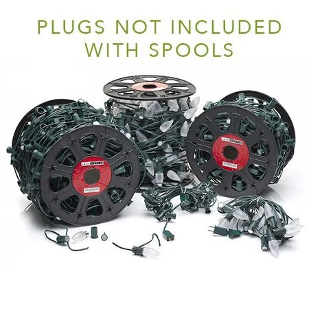 LITE-NETICS C7 Cord Green Wire - 12" Spacing - SPT-1 - 250' 4 LITE-NETICS C7 Cord Green Wire - 12" Spacing - SPT-1 - 250' - Image 2