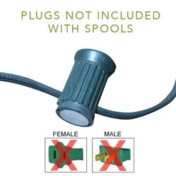 LITE-NETICS C9 Cord Green Wire - 18" Spacing - SPT-1 - 500' 14 LITE-NETICS C9 Cord Green Wire - 18" Spacing - SPT-1 - 500' -Christmas Designers ll g ln 5