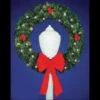 4' Wreath With Bow - LED -Christmas Designers lp 318