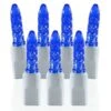 70 Light M5 Blue LED Christmas Lights - White Wire -Christmas Designers m5 b w