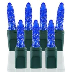 100 Light M5 Blue LED Christmas Lights