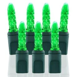 100 Light M5 Green LED Christmas Lights