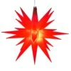 14" Moravian Star, Red -Christmas Designers moravian star tree topper red