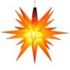 14" Moravian Star, Amber/Orange 2 14" Moravian Star, Amber/Orange -Christmas Designers moravian star tree topper 1