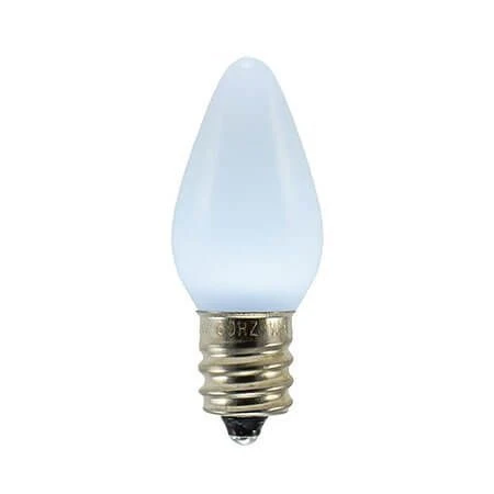 C7 SMD LED Retrofit Bulbs - Frosted Smooth - Cool White - Pro Christmas™ - Bag Of 25 3 C7 SMD LED Retrofit Bulbs - Frosted Smooth - Cool White - Pro Christmas™ - Bag Of 25