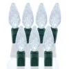 70 Light Pure White C6 LED Christmas Lights 1 70 Light Pure White C6 LED Christmas Lights -Christmas Designers p c6 704 pw 1