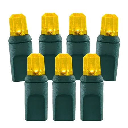70 Light Yellow Pentagon Gem LED Christmas Lights 3 70 Light Yellow Pentagon Gem LED Christmas Lights