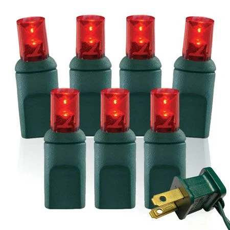 70 Light Red Twinkle 5 Mm Wide Angle Conical LED Christmas Lights 3 70 Light Red Twinkle 5 Mm Wide Angle Conical LED Christmas Lights