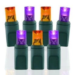 70 Light Purple & Amber/Orange 5 Mm Wide Angle Conical LED Lights