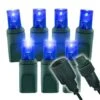 Slow Fade Blue Wide Angle Conical - 4" Spacing, 70 Bulb, Grn Cord, UL Coaxial RY Plug - Full Wave 1 Slow Fade Blue Wide Angle Conical - 4" Spacing, 70 Bulb, Grn Cord, UL Coaxial RY Plug - Full Wave -Christmas Designers pry wac sf 704 b
