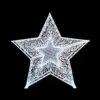 3D Aluminum Star With Glitter Mesh Insert 1 3D Aluminum Star With Glitter Mesh Insert -Christmas Designers rkms 8