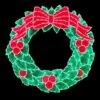 Illuminated Wreath Photo Frame -Christmas Designers rkpowr a 1