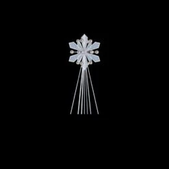 Standing Snowflake With Ornamentation 5'