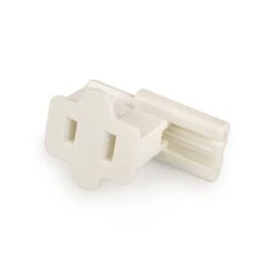 18/2 Female Slide On Vampire Plug, SPT-2, White, Breakaway Tab - Available In Bags/Cases Of 5, 50 And 1000