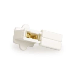 18/2 Female Vampire Plug - White - SPT1, Break Away Tab - Available In Bags/Cases Of 5, 50 And 1000 -Christmas Designers s f 182 1t wh c