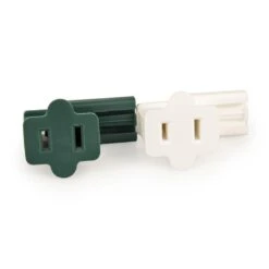 18/2 Female Vampire Plug - White - SPT1, Break Away Tab - Available In Bags/Cases Of 5, 50 And 1000 -Christmas Designers s f 182 1t wh s f 182 1t gr