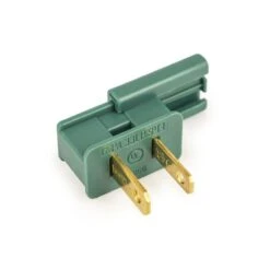 18/2 Male Slide On Vampire Plug, SPT-2, Green - Available In Bags/Cases Of 5, 50 And 1000