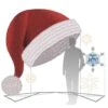 9' 3D Giant Santa Hat 1 9' 3D Giant Santa Hat -Christmas Designers santa hat 9