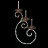 Candle Scroll 3' 3" W X 7' 5" T, 69 Bulbs, LED 2 Candle Scroll 3' 3" W X 7' 5" T, 69 Bulbs, LED -Christmas Designers sgn cs69 led