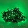 LED Cluster Light Set - 8 Function Memory Controller With Remote - 500 Bulbs - Green -Christmas Designers sl clu 500x1 e g