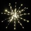 12" Brown Twinkle Starburst - Warm White LED Lights -Christmas Designers sl tsb 12 ww br 1