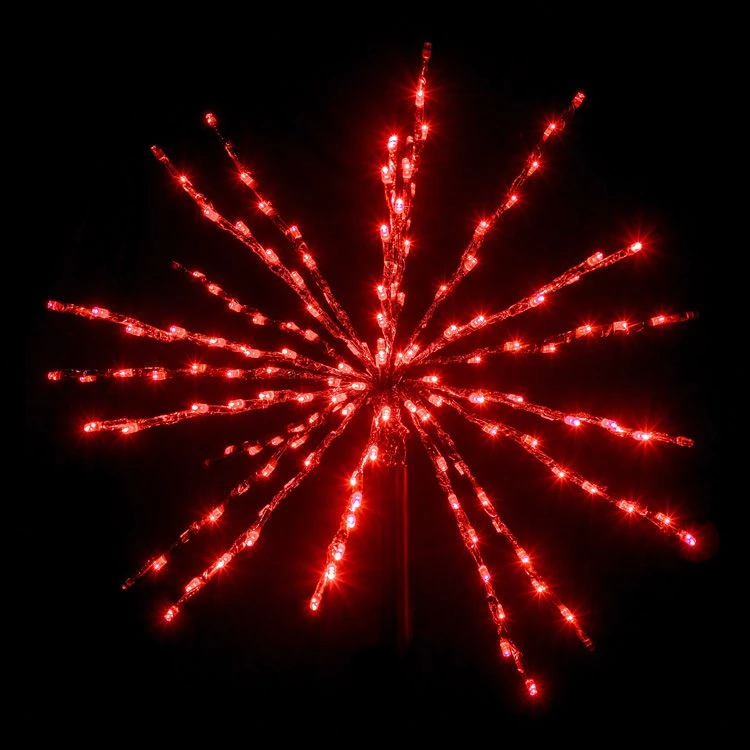 18" Red Twinkle Starburst - Red LED Lights 4 18" Red Twinkle Starburst - Red LED Lights - Image 2