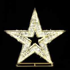 4' 3D LED Star Icon - Warm White 7 4' 3D LED Star Icon - Warm White -Christmas Designers sm star