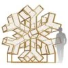 10' LED Icon Snowflake Display - Warm White -Christmas Designers snowflake radiant 10 1