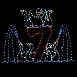 Seven Swans A Swimming