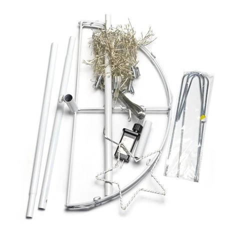 6' LED Lighted Tree - 8 Functions - Warm White 7 6' LED Lighted Tree - 8 Functions - Warm White - Image 5