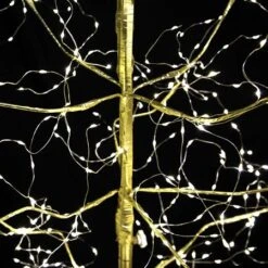 5' Gold Fairy Light LED Tree - 570 LEDs - Warm White -Christmas Designers t iot 5gfl ww 2 cropped