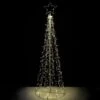 6' LED Lighted Tree - 8 Functions - Warm White -Christmas Designers t iot 6 1245 ww