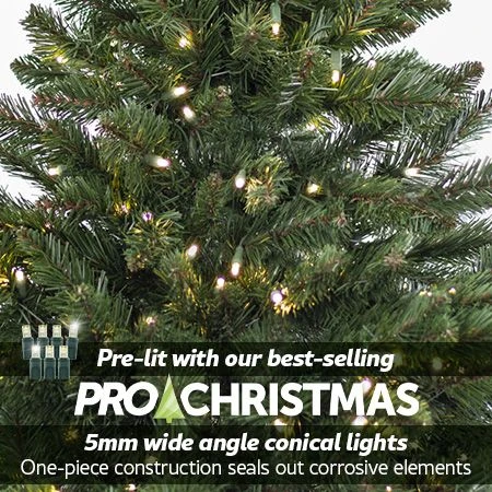 9' Indoor LED McKenzie Noble Fir Christmas Tree - Warm White 4 9' Indoor LED McKenzie Noble Fir Christmas Tree - Warm White - Image 2