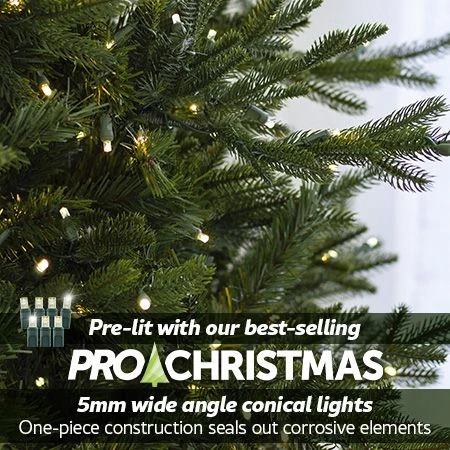 9' Indoor LED Mixed Foxtail Pine Christmas Tree - Warm White 4 9' Indoor LED Mixed Foxtail Pine Christmas Tree - Warm White - Image 2