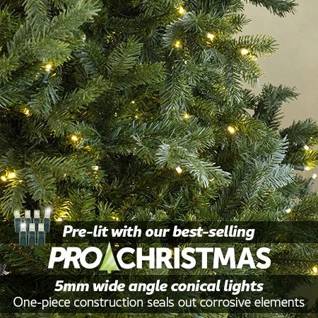 9' Indoor LED Mixed Douglas Fir Christmas Tree - Warm White 4 9' Indoor LED Mixed Douglas Fir Christmas Tree - Warm White - Image 2