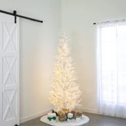 7.5' Indoor LED Glacier Fir White Christmas Tree - With Multi-Function Pure White/Warm White Lights 11 7.5' Indoor LED Glacier Fir White Christmas Tree - With Multi-Function Pure White/Warm White Lights -Christmas Designers t it 75 1236 wwcw 2