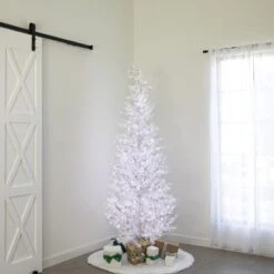 7.5' Indoor LED Glacier Fir White Christmas Tree - With Multi-Function Pure White/Warm White Lights 12 7.5' Indoor LED Glacier Fir White Christmas Tree - With Multi-Function Pure White/Warm White Lights -Christmas Designers t it 75 1236 wwcw 3