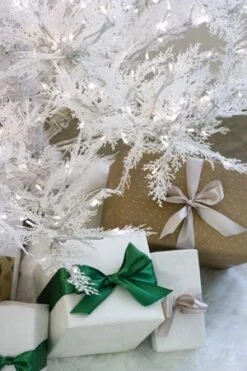 7.5' Indoor LED Glacier Fir White Christmas Tree - With Multi-Function Pure White/Warm White Lights 15 7.5' Indoor LED Glacier Fir White Christmas Tree - With Multi-Function Pure White/Warm White Lights -Christmas Designers t it 75 1236 wwcw 8