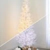 7.5' Indoor LED Glacier Fir White Christmas Tree - With Multi-Function Pure White/Warm White Lights 2 7.5' Indoor LED Glacier Fir White Christmas Tree - With Multi-Function Pure White/Warm White Lights -Christmas Designers t it 75 1236 wwcw 1