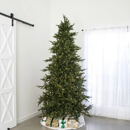 12' Indoor LED Mixed Foxtail Pine Tree - Warm White 3 12' Indoor LED Mixed Foxtail Pine Tree - Warm White