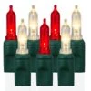 70 Light T5 Smooth Warm White & Red LED Christmas Lights 1 70 Light T5 Smooth Warm White & Red LED Christmas Lights -Christmas Designers t5s 28wwr