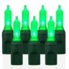 70 Light T5 Smooth Lime Green LED Christmas Lights 1 70 Light T5 Smooth Lime Green LED Christmas Lights -Christmas Designers t5s lg